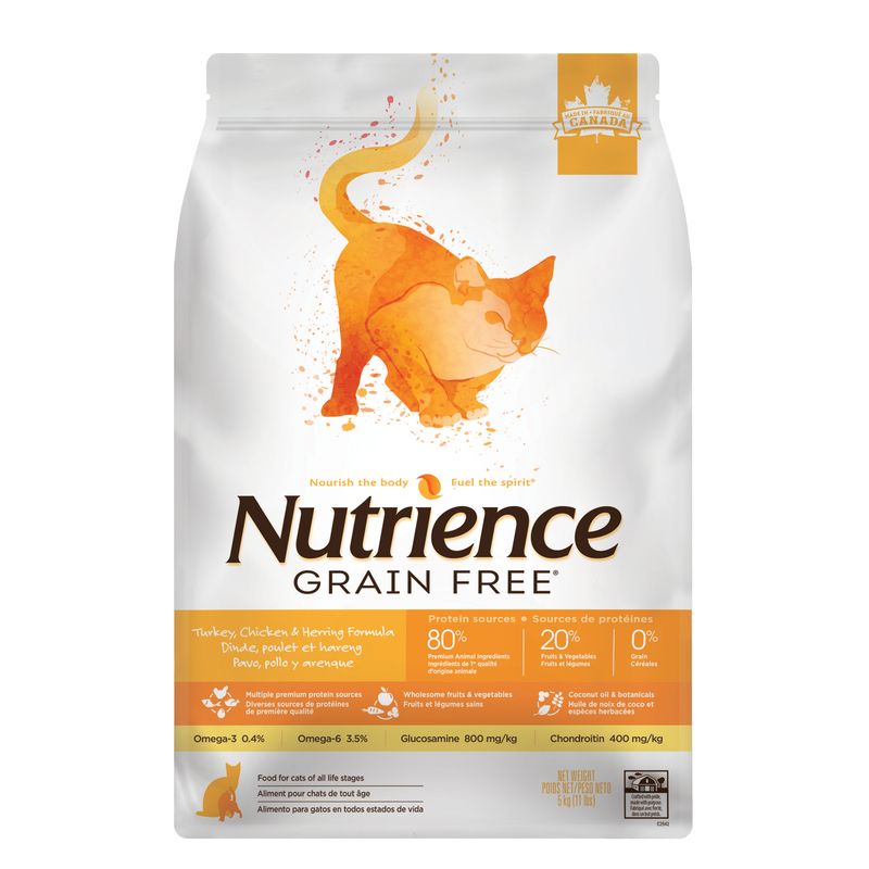 Nutrience - Grain Free Turkey, Chicken, Herring Cat 5kg