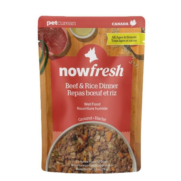 Now Fresh - Ground Beef &amp; Rice Dinner Dog 2.8oz
