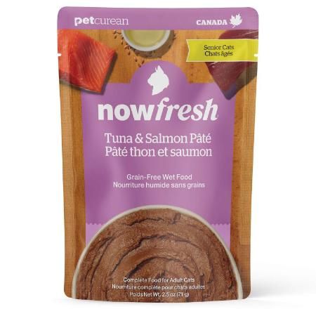 Now Fresh - GF Senior Tuna &amp; Salmon Pâté Cat 2.5oz