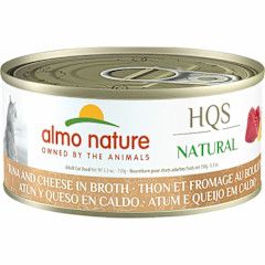 Almo Nature - HQS Natural Tuna and Cheese in Broth Cat 150g