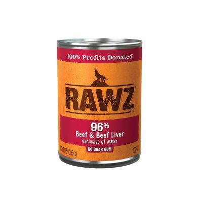 Rawz - 96% Beef and Beef Liver Dog 354g