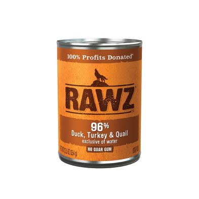 Rawz - 96% Duck, Turkey and Quail Dog 354g