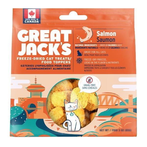 Great Jack's - FD Salmon Cat Treats, Size: 28g