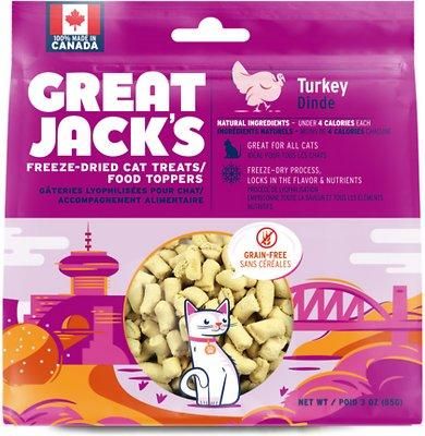 Great Jack's - FD Turkey Cat Treats, Size: 28g