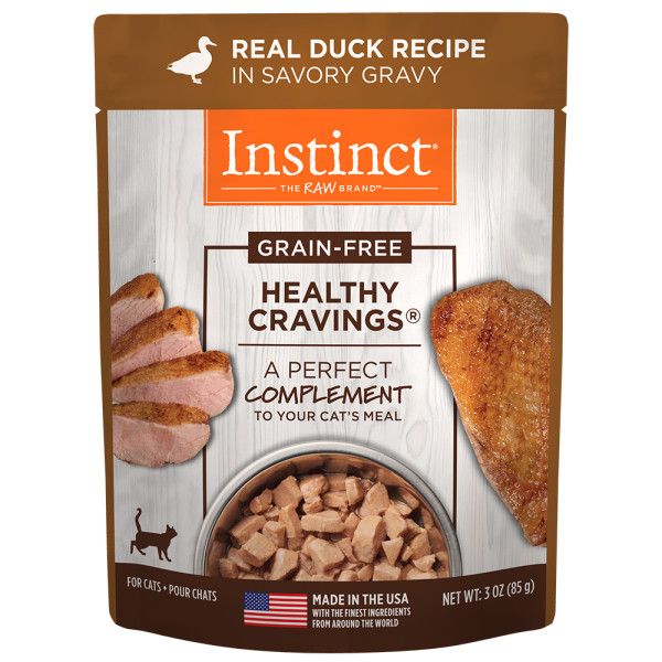 Instinct - Healthy Cravings GF Pouches Duck Cat 3oz