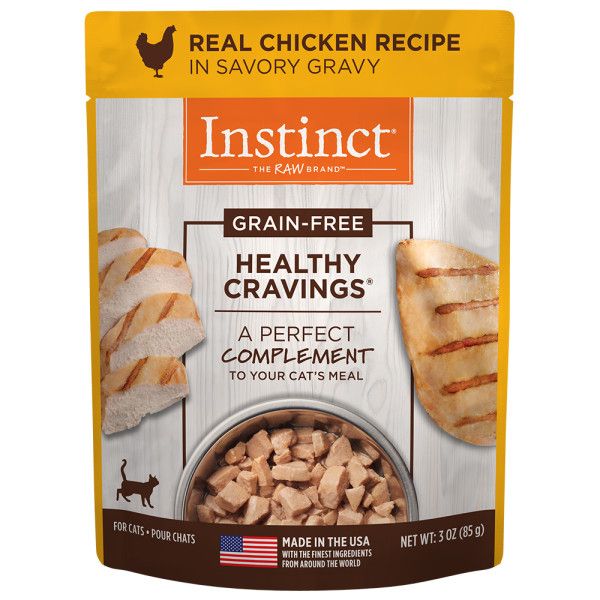 Instinct - Healthy Cravings GF Pouches Chicken Cat 3oz