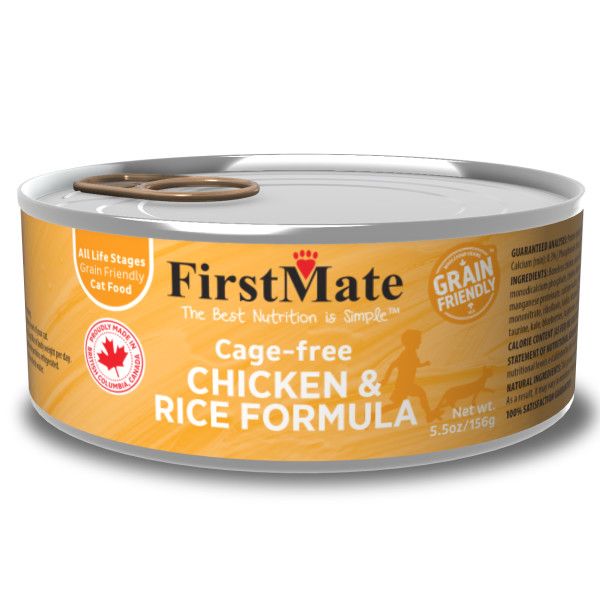 FirstMate - GFriendly Cage Free Chicken/Rice Cat 5.5oz