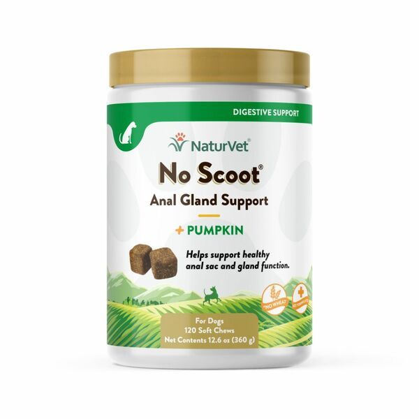 Naturvet - No Scoot w/Pumpkin Chew 120ct
