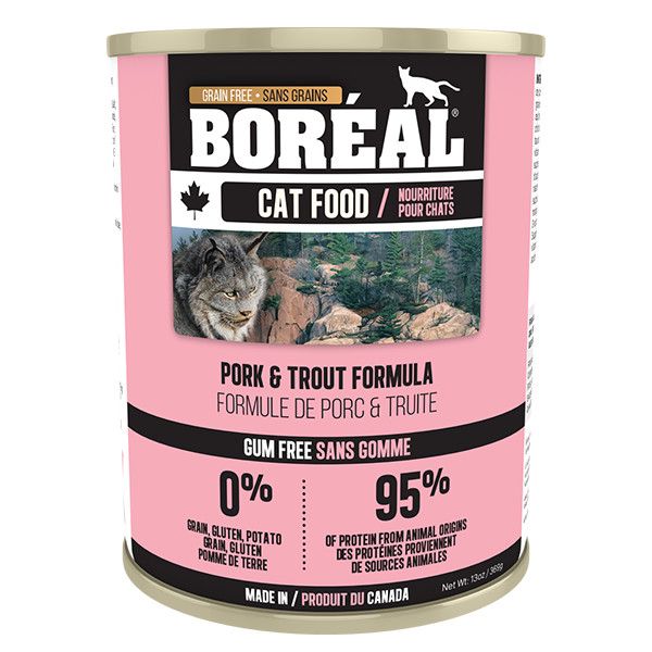 Boreal - Pork &amp; Trout Cat 369g