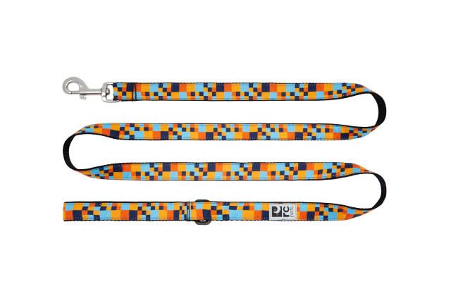 RC Pets - Leash 3/4 x 6' Pixel Blue