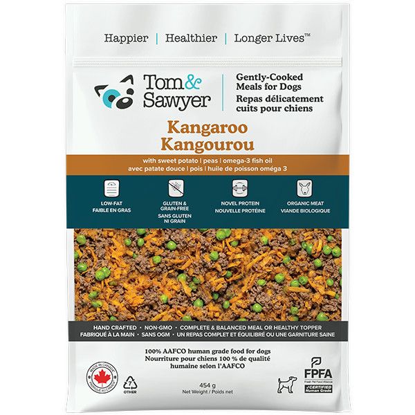 Tom &amp; Sawyer - Gently Cooked Kangaroo Dog 454g