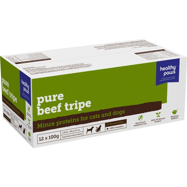 Healthy Paws - Mince Beef Tripe 12/100g