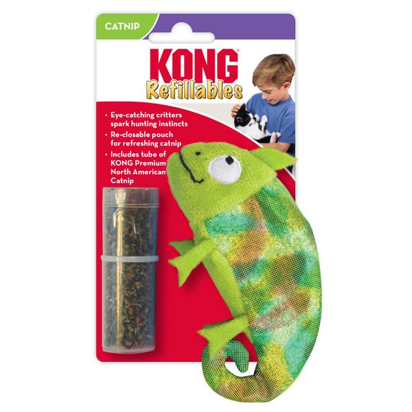 Kong - Fillable Chameleon Cat