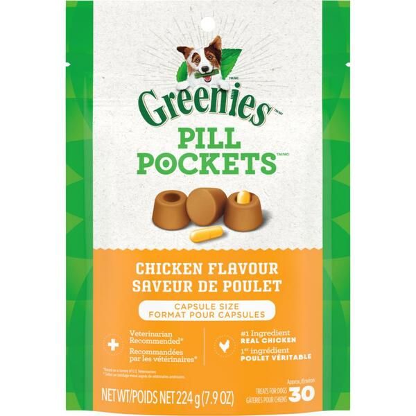 Greenies - Pill Pockets Chicken 30Caps 7.9oz
