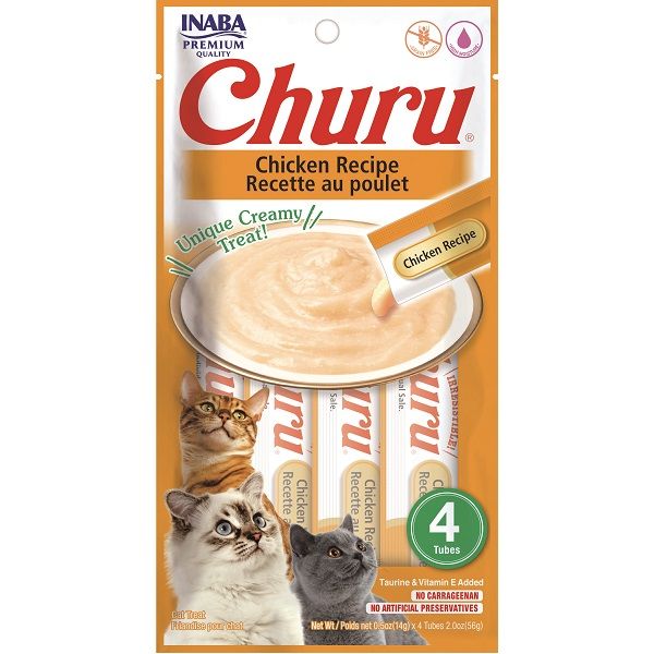 Inaba - Churu Puree Chicken Cat 4pk
