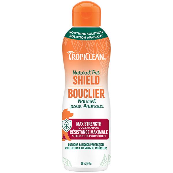 TropiClean - Natural Pet Shield Shampoo Max Strength Dog 20oz