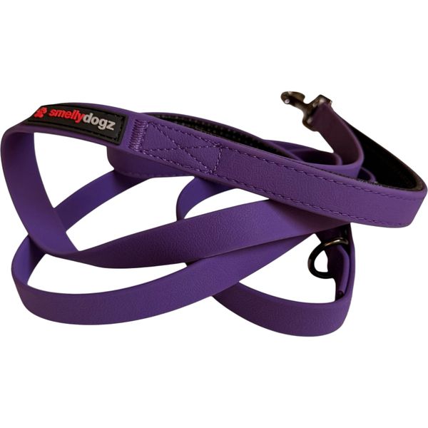 Smellydogz - Double Handle Lead Purple 0.75" 6'