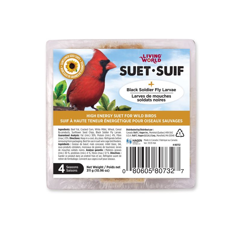 Living World - Wild Bird Suet Sunflower Seed Chips 311g