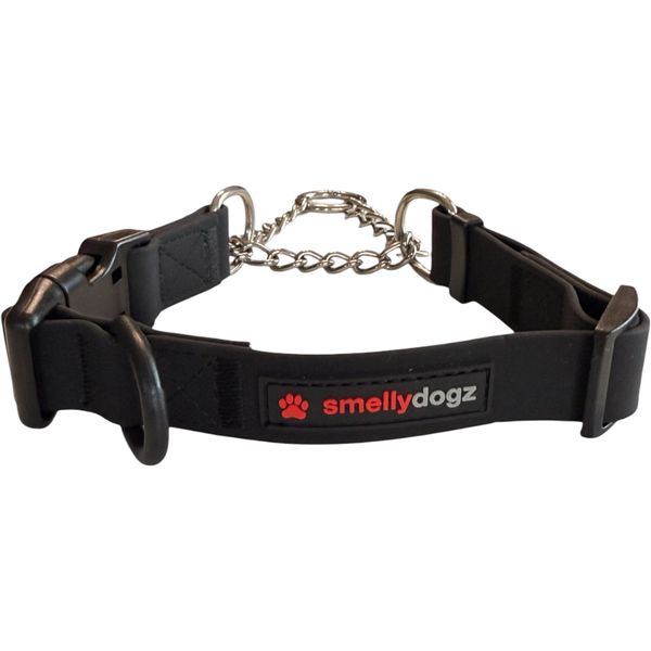 Smellydogz - Martingale Collar Black