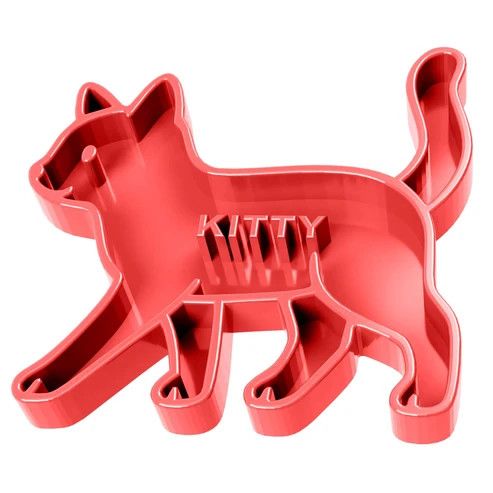 Pet Sun - Puzzle Feeder Bowl Cat Shaped 10x10cm