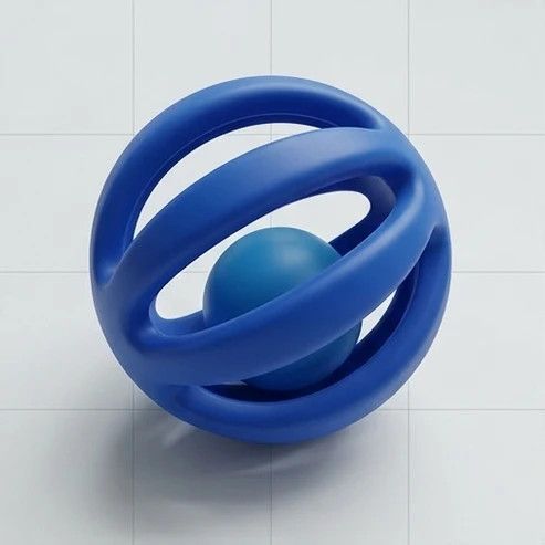 Pet Sun - Ball-in-Ball Interactive Toy 4" Asst