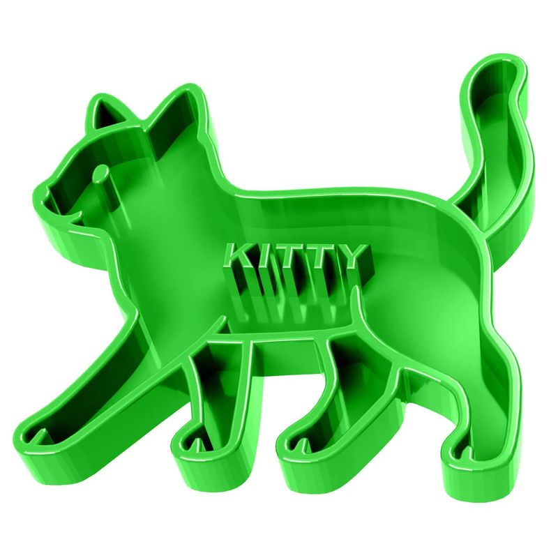 Pet Sun - Puzzle Feeder Bowl Cat Shaped 24x24cm