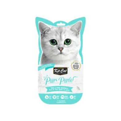 Kit Cat - PurrPuree Tuna &amp; Fiber (Hairball) 15g