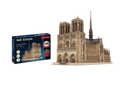 Revell 00190 - Notre-Dame de Paris - Masterpiece Edition Revell 3D Puzzle met bijzondere details