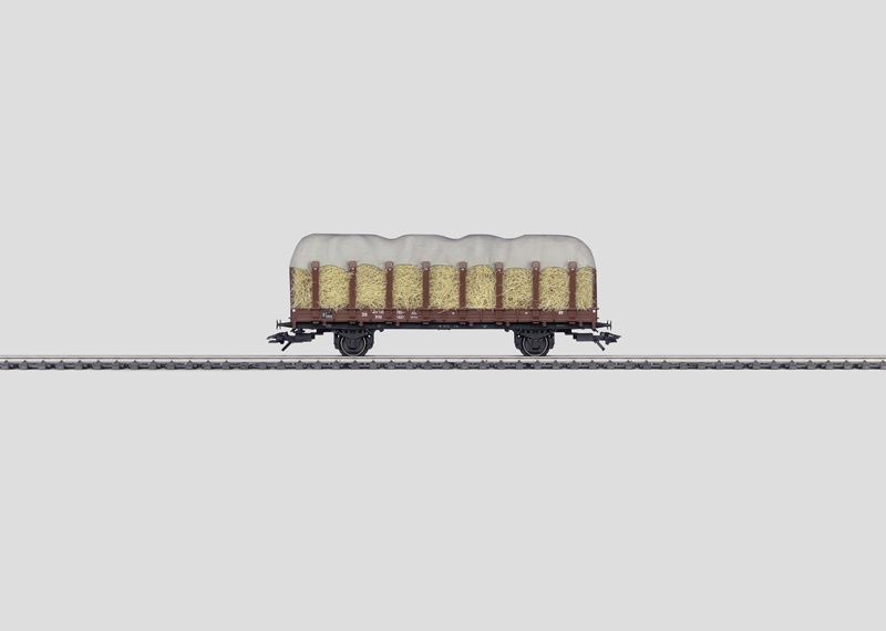Märklin 46365 - Rongenwagen met lading.