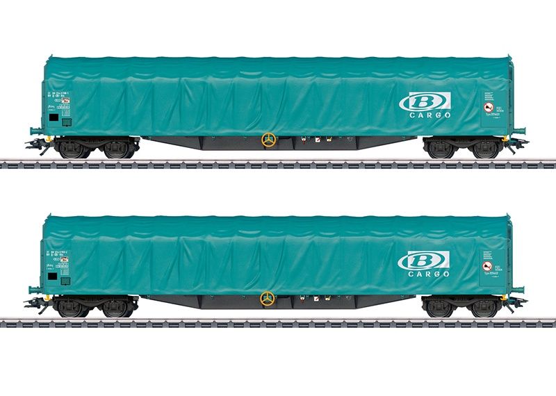 Märklin 47164 - Set Schuifwand wagons Rils SNCB