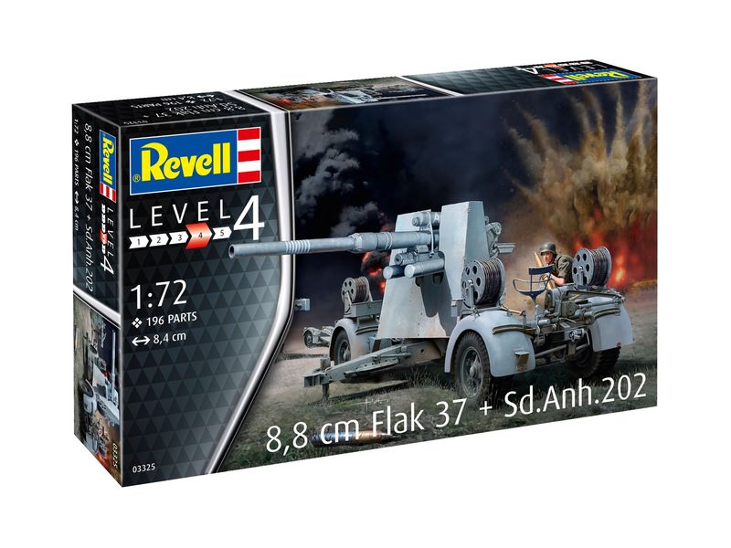 Revell 03325 - 8.8 cm Flak 37 + Sd.Anh.202