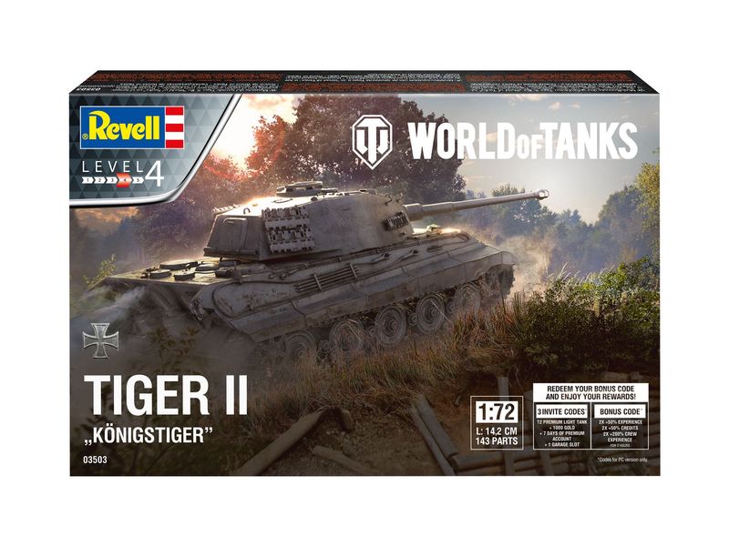 Revell 03503 - Tiger II Ausf. B &quot;King Tiger&quot; &quot;World of Tanks&quot; 1:72