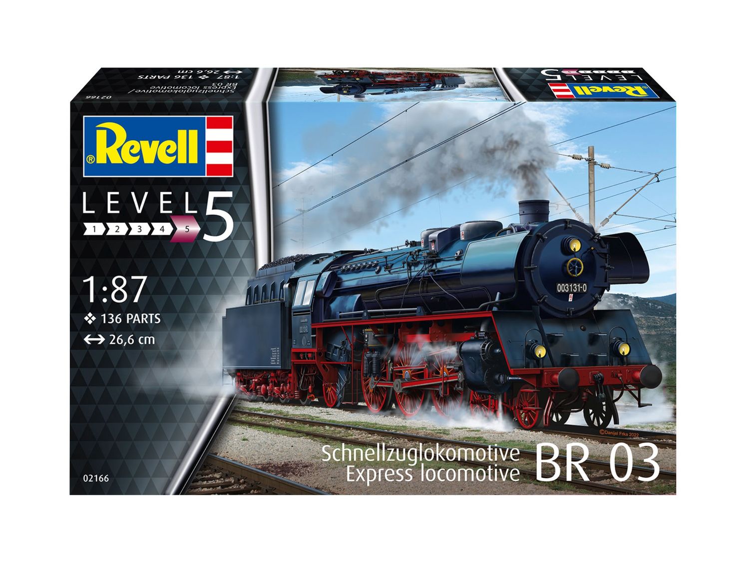 Revell 02166 - Standaard-sneltreinlocomotief bouwserie 03 1:87
