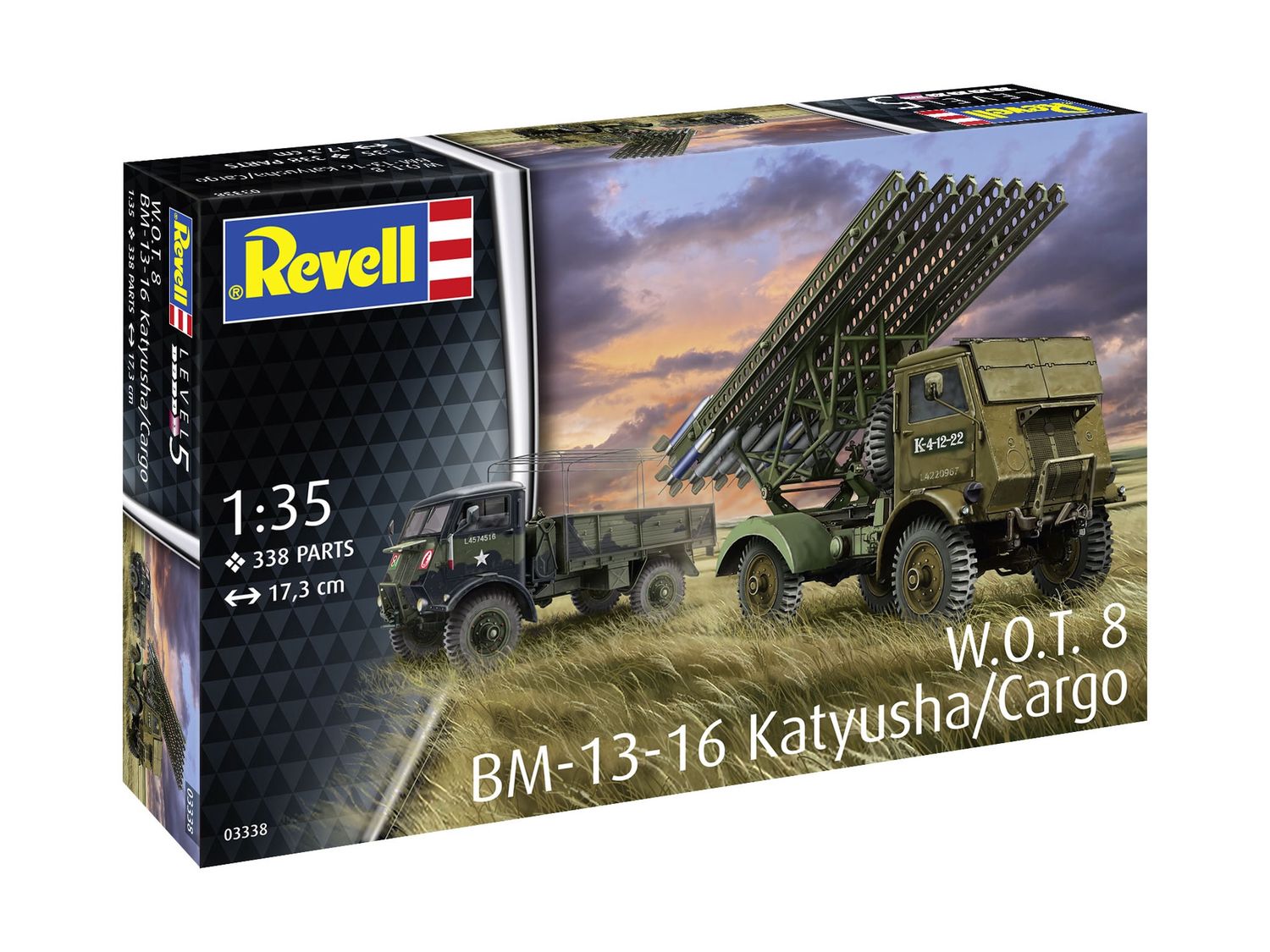 Revell 03338 - W.O.T BM 13-16 Katysha/Cargo 1:35