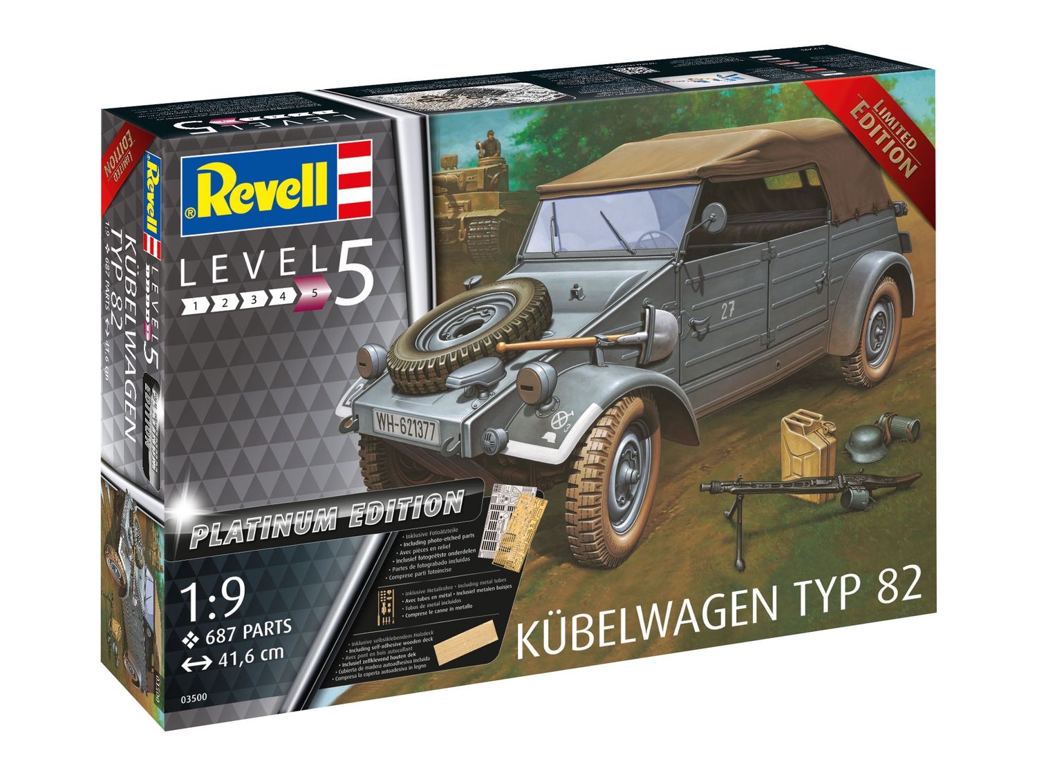 Revell 03500 - Kübelwagen Typ 82 1:9