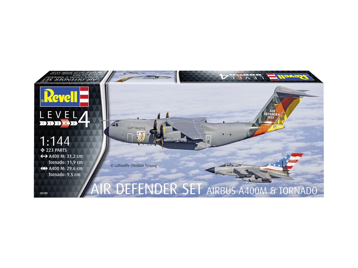 Revell 03789  - Air Defender Set (Airbus A400M &amp; Tornado) 1:144