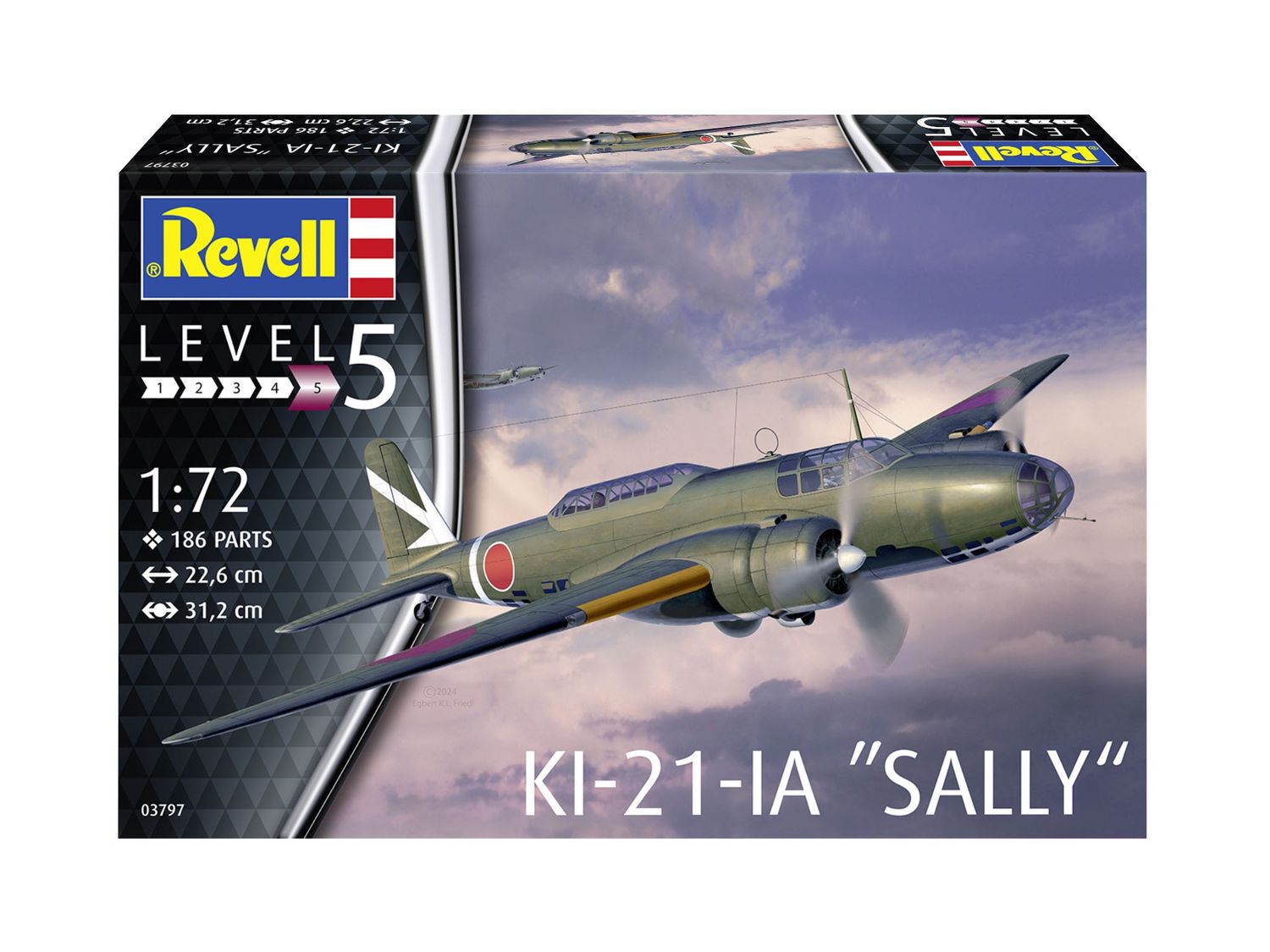 Revell 03797 -  Ki-21-la &quot;Sally&quot; Revell 1:72