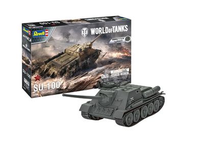 Revell 03507 - SU-100 &quot;World of Tanks&quot; easy-click-system 1:72
