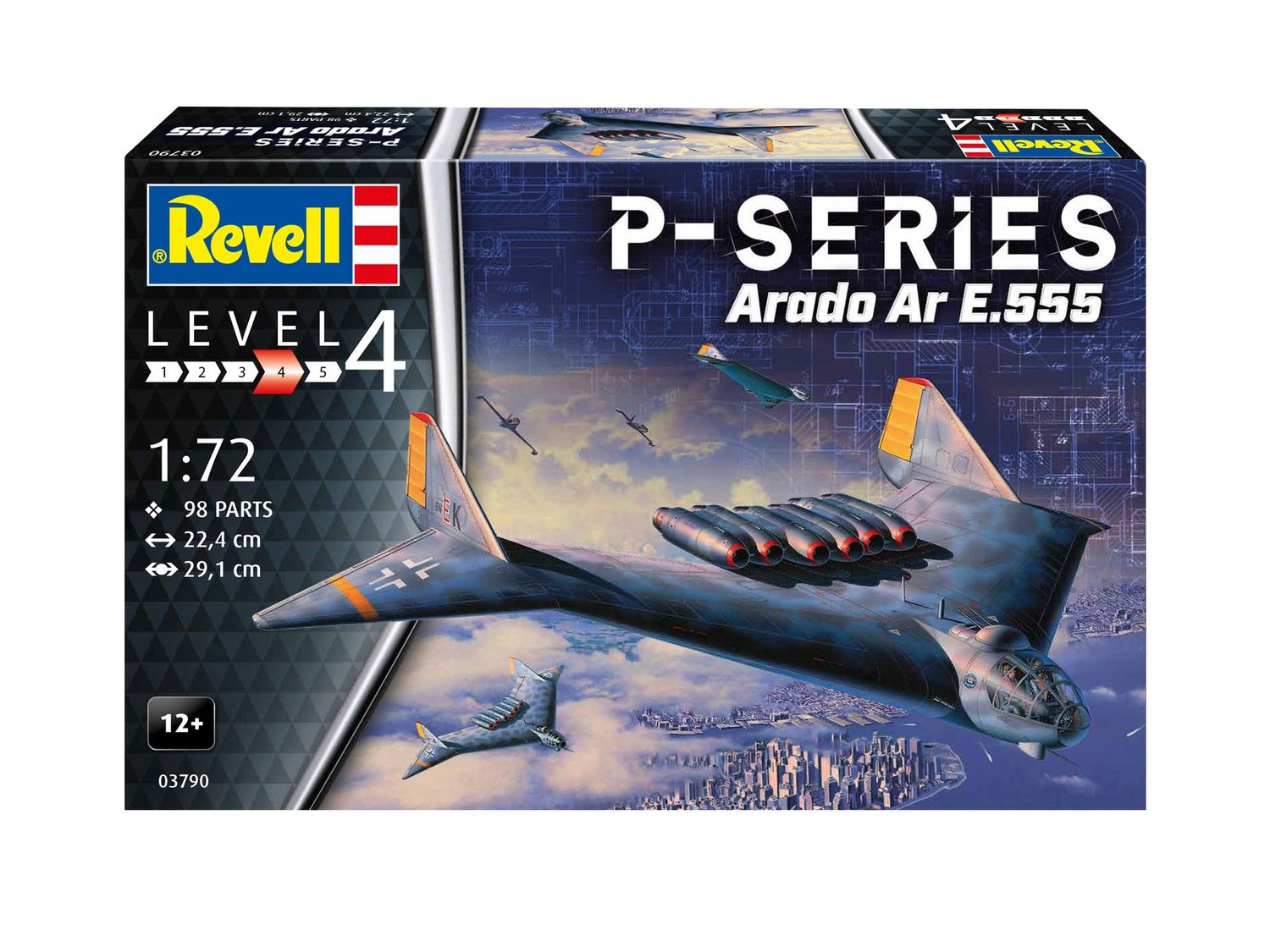 Revell 03790 -  P-Series Arado AR E.555 Revell 1:72