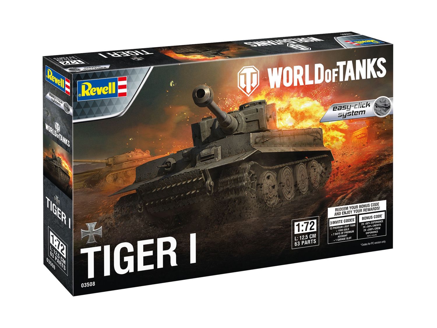 Revell 03508 - Tiger I &quot;World of Tanks&quot; easy-click-system 1:72