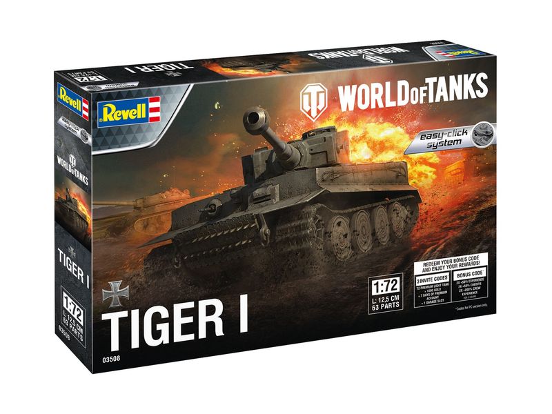 Revell 03508 - Tiger I &quot;World of Tanks&quot; easy-click-system 1:72