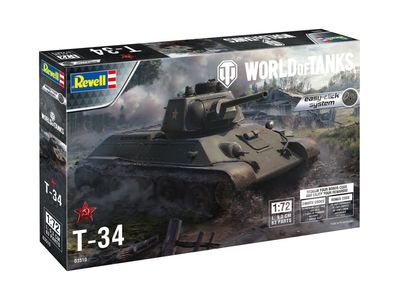 Revell 03510 - T-34 "World of Tanks" easy-click-system 1:72