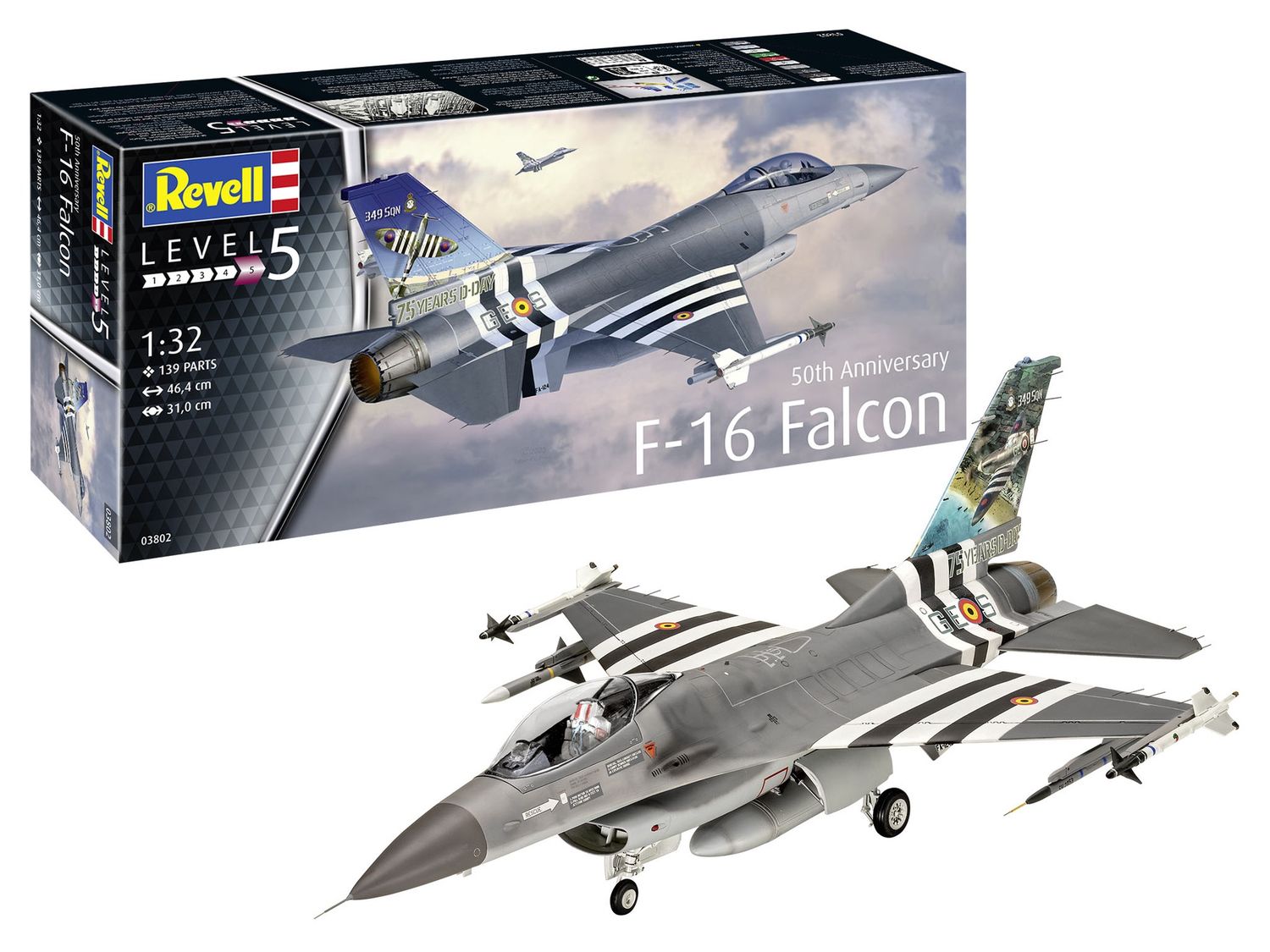Revell 03802 -  F-16 Falcon 50th Anniversary 1:72