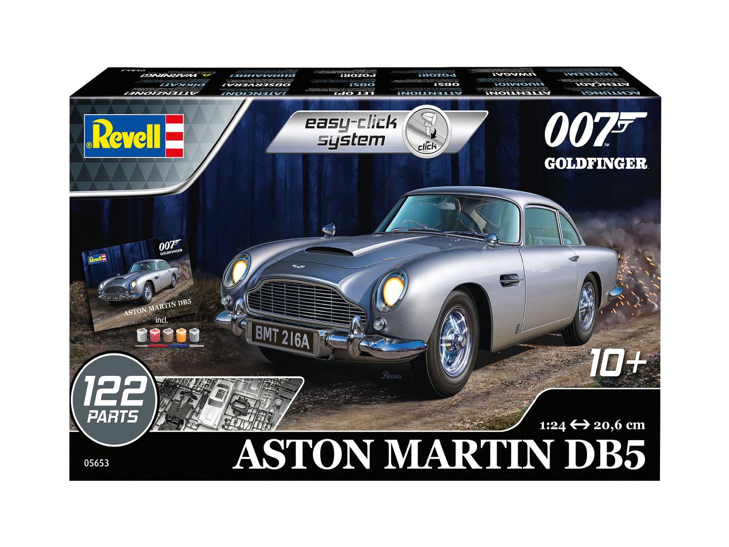 Revell 05653 - Aston Martin DB5 – James Bond 007 Goldfinger 1:24