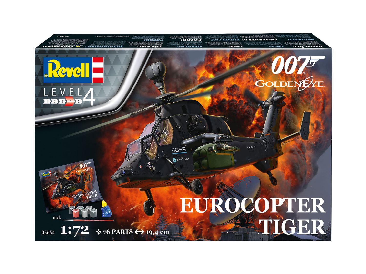 Revell 05654 - EuRocopter Tiger (James Bond 007) &quot;GoldenEye&quot; 1:72