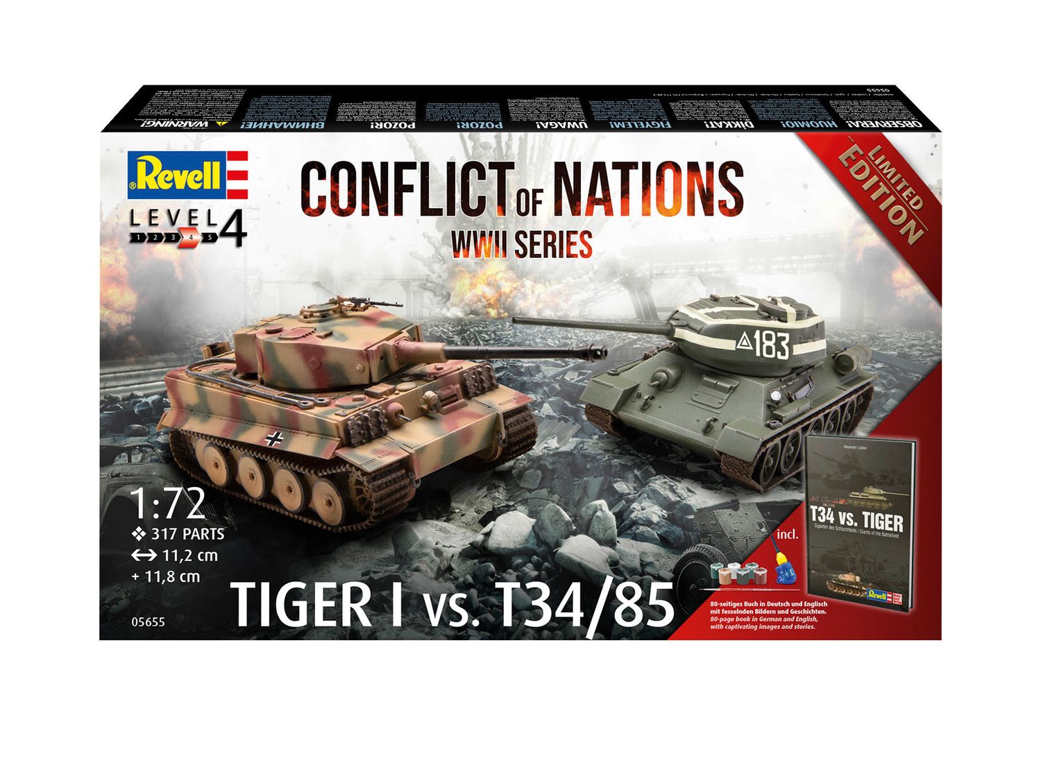 Revell 05655 -  Cadeauset &quot;Conflict of Nations WWII Series&quot; 1:72