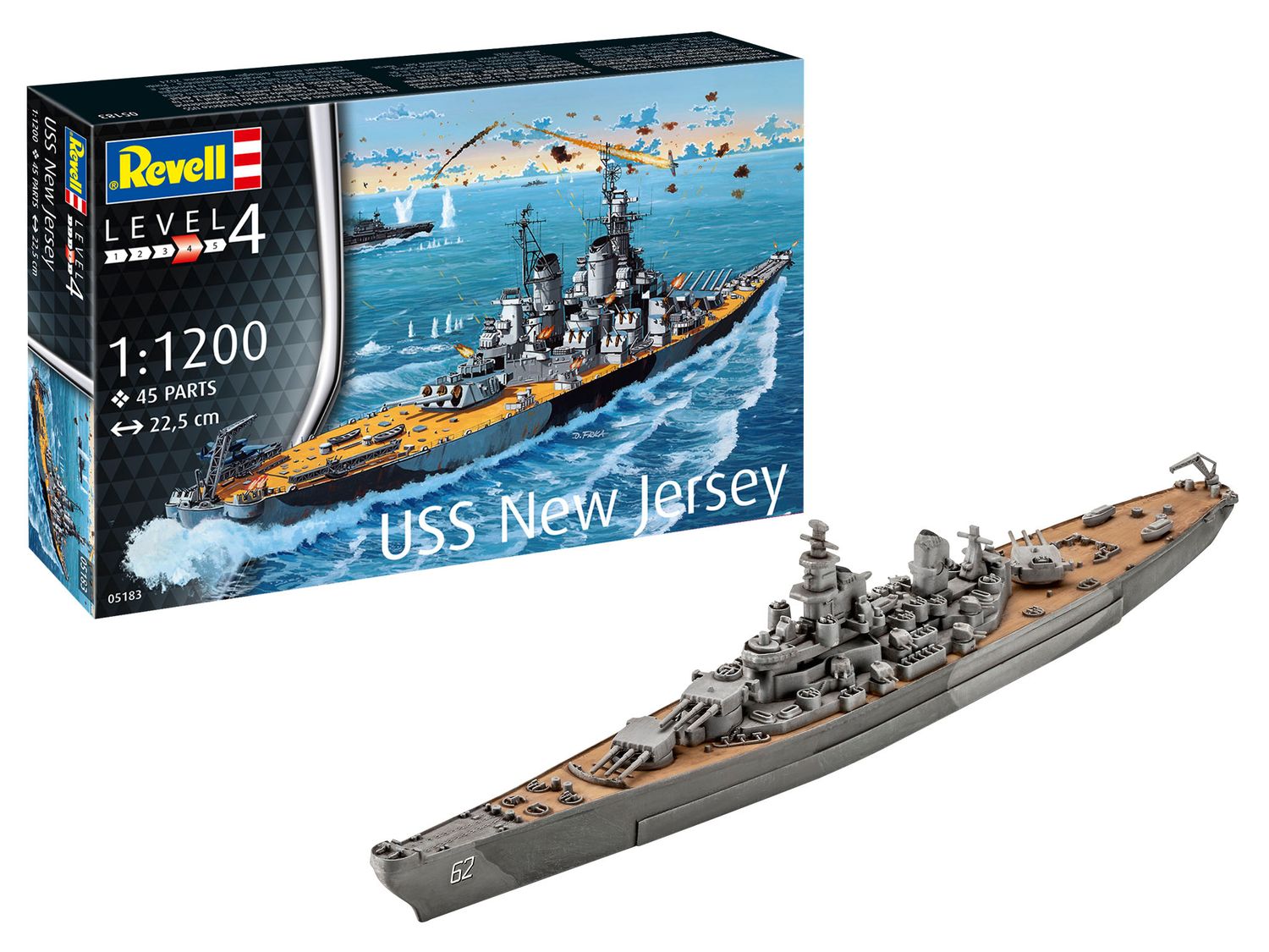 Revell 05183 -  Battleship USS New Jersey Revell 1:1200