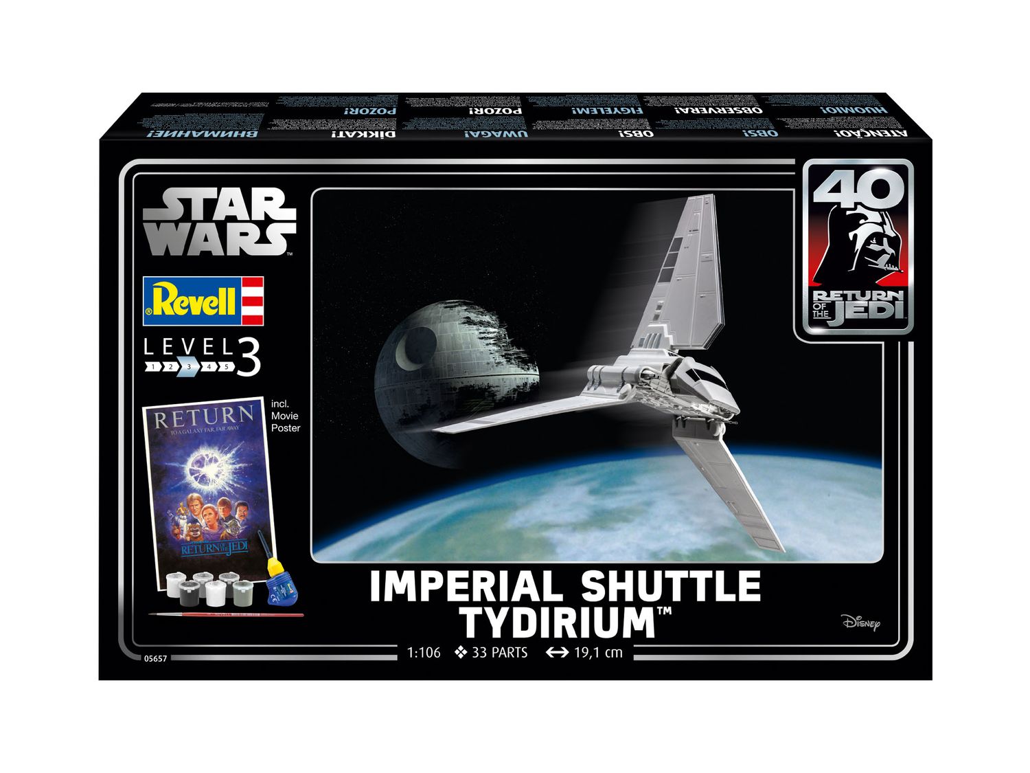 Revell 05657 -  Star Wars Imperial shuttle tydiruim ™ 1:106