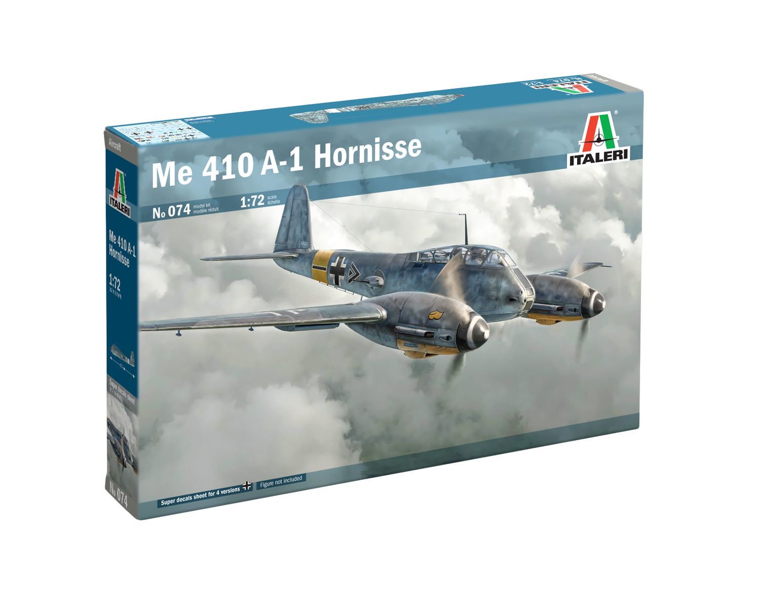 Italeri 074 - MESSERSCHMITT ME-410 A-1 HORNISSE 1:72
