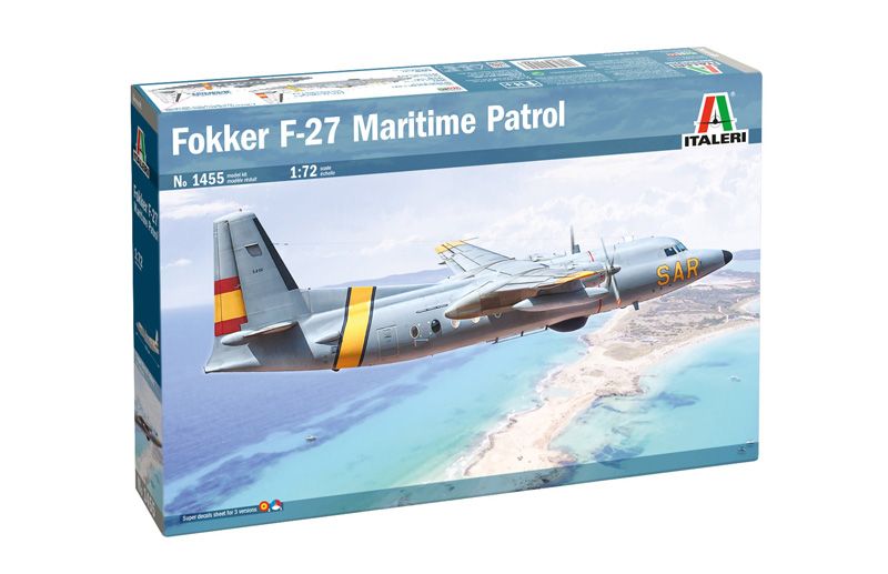 Italeri 1455 - FOKKER F-27 MARITIME PATROL